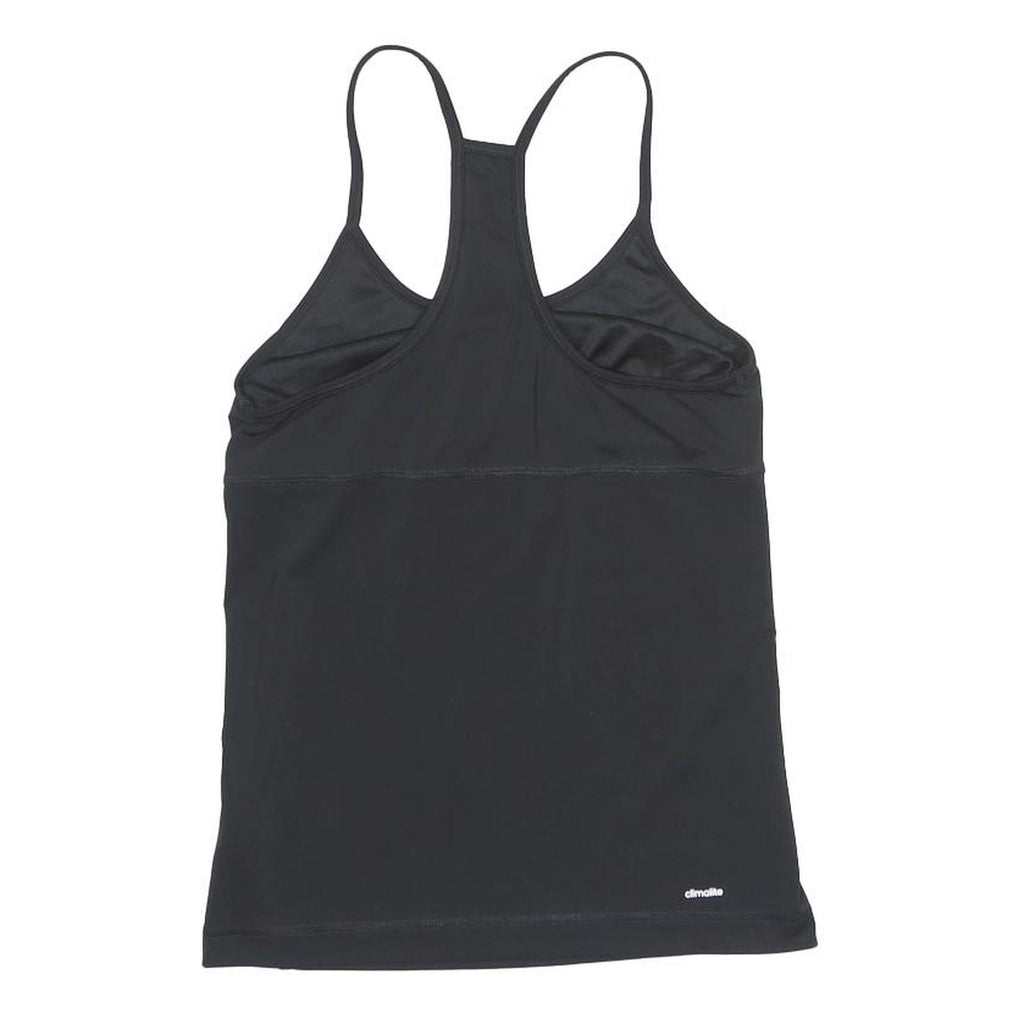 ADIDAS Womens Black Athletic T-Shirt S Sleeveless Racerback Sports Tank Top