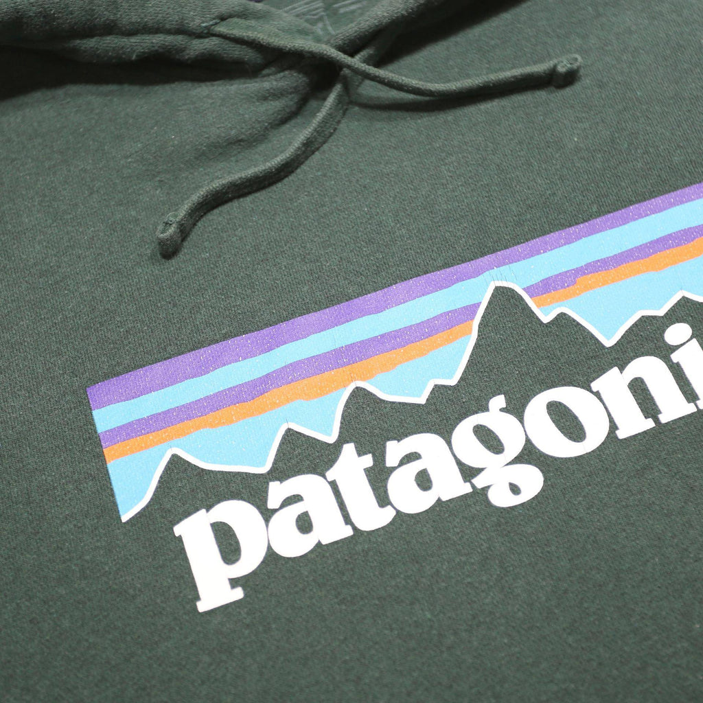 PATAGONIA Womens Green Pullover Hoodie M Cotton Blend Casual Outdoor Sweatshirt