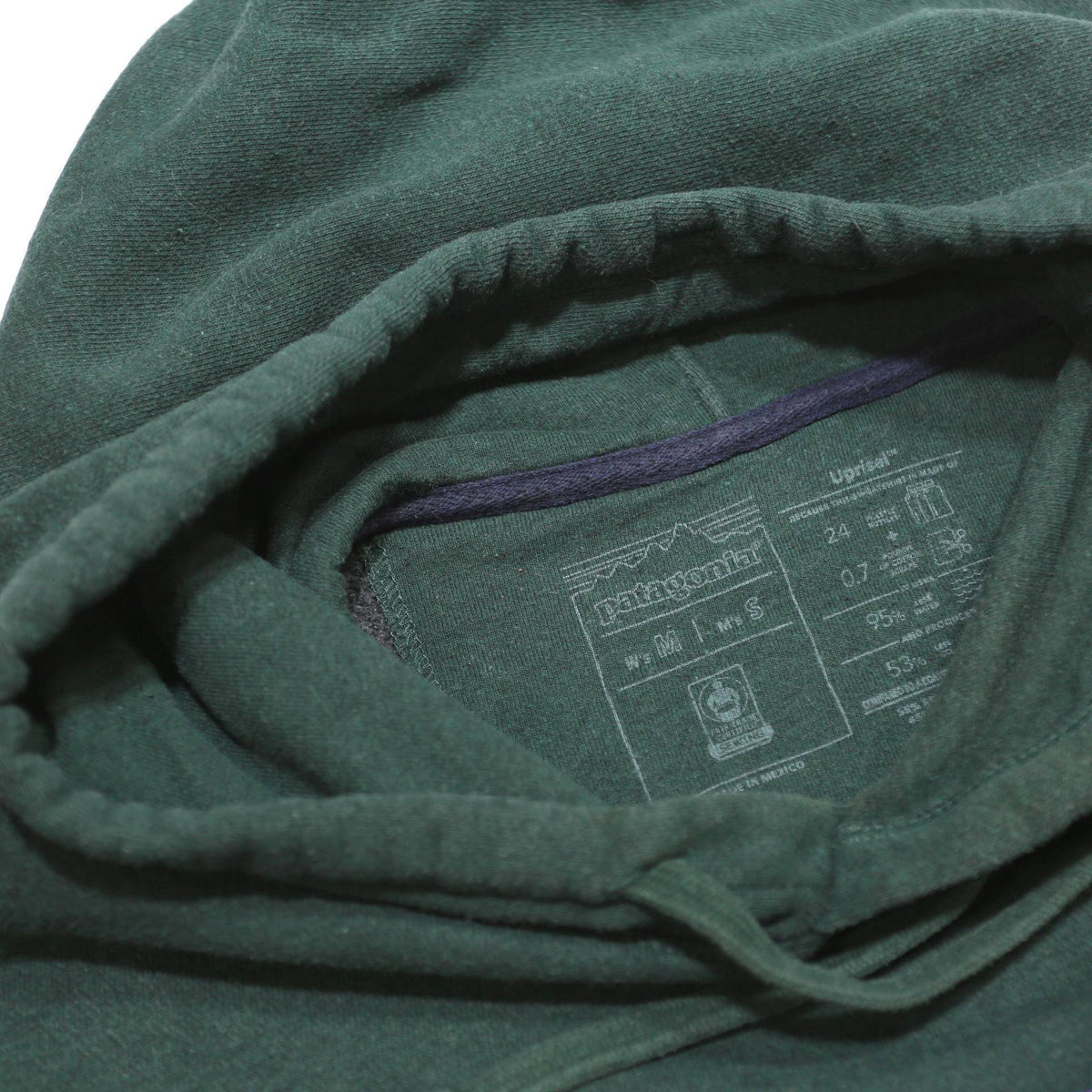 PATAGONIA Womens Green Pullover Hoodie M Cotton Blend Casual Outdoor Sweatshirt
