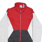 ADIDAS Mens Red & Black Jacket XS Polyester Blend Zip Sportswear Track Casual