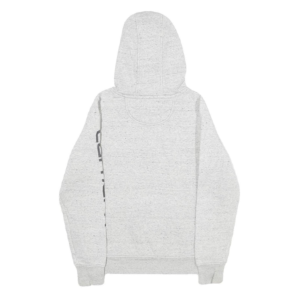 CARHARTT Womens Grey Hoodie XS Logo Print Casual Pullover Drawstring Hood