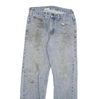 CARHARTT Mens Regular Fit Blue Denim Jeans W30 L32 Classic Cotton Blend Zip