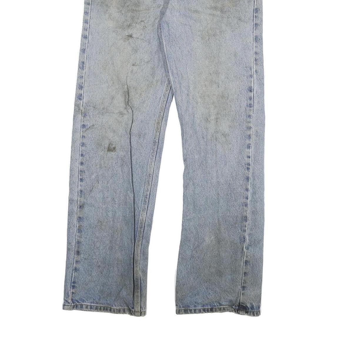 CARHARTT Mens Regular Fit Blue Denim Jeans W30 L32 Classic Cotton Blend Zip