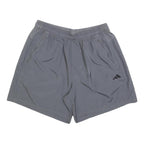 ADIDAS Mens Grey Sports Shorts XL W32 Lightweight Polyester Athletic