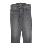 LEVI'S Womens Grey Slim Skinny Denim Light W27 L27 Studded Detail Jeans