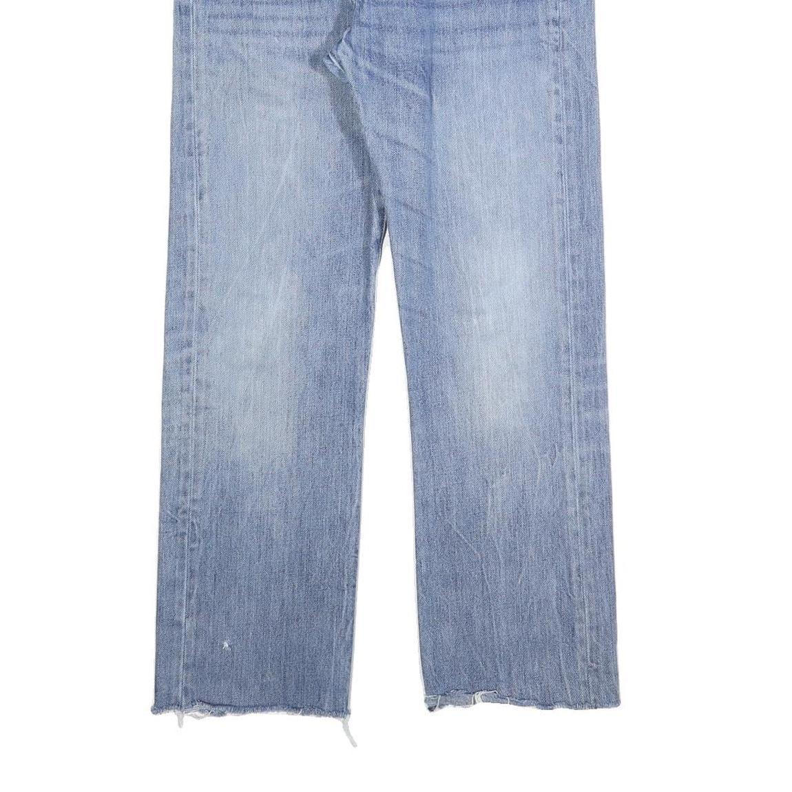 LEVI'S 501 Mens Jeans Blue Regular Straight Denim Light W30 L27 Classic Button