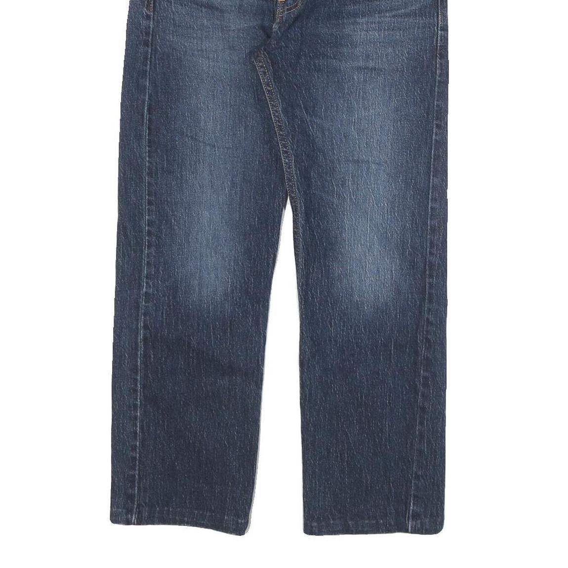 LEVI'S 505 Mens Jeans Blue Regular Straight Denim Medium W31 L25 Zip Closure