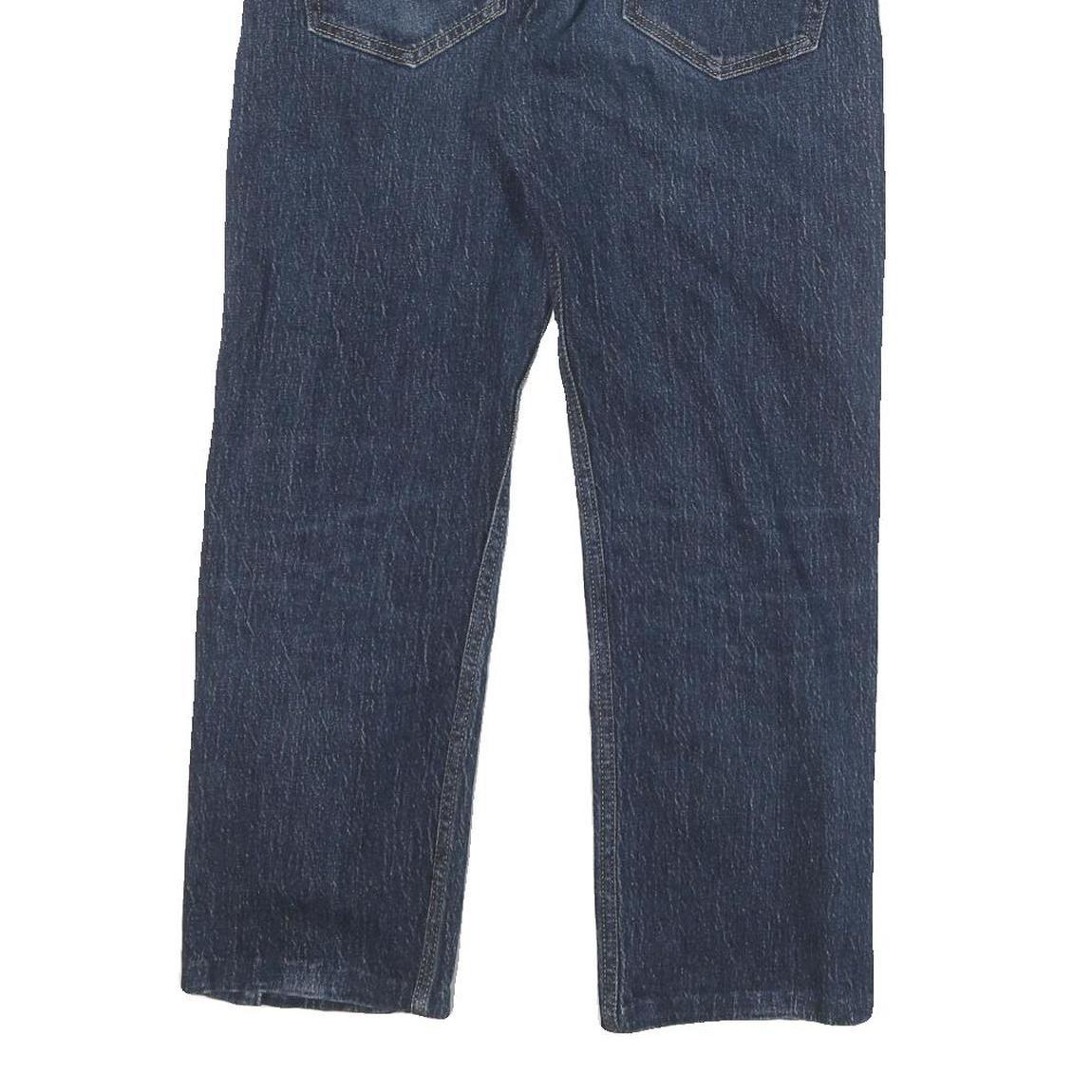 LEVI'S 505 Mens Jeans Blue Regular Straight Denim Medium W31 L25 Zip Closure