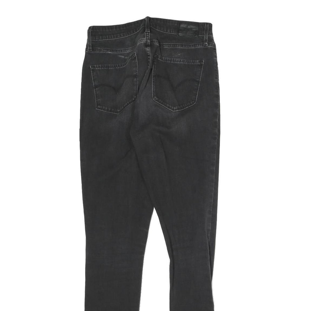 LEVI'S Womens Slim Black Jeans Denim W27 L29 Zip Comfort Stylish