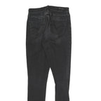 LEVI'S Womens Slim Black Jeans Denim W27 L29 Zip Comfort Stylish