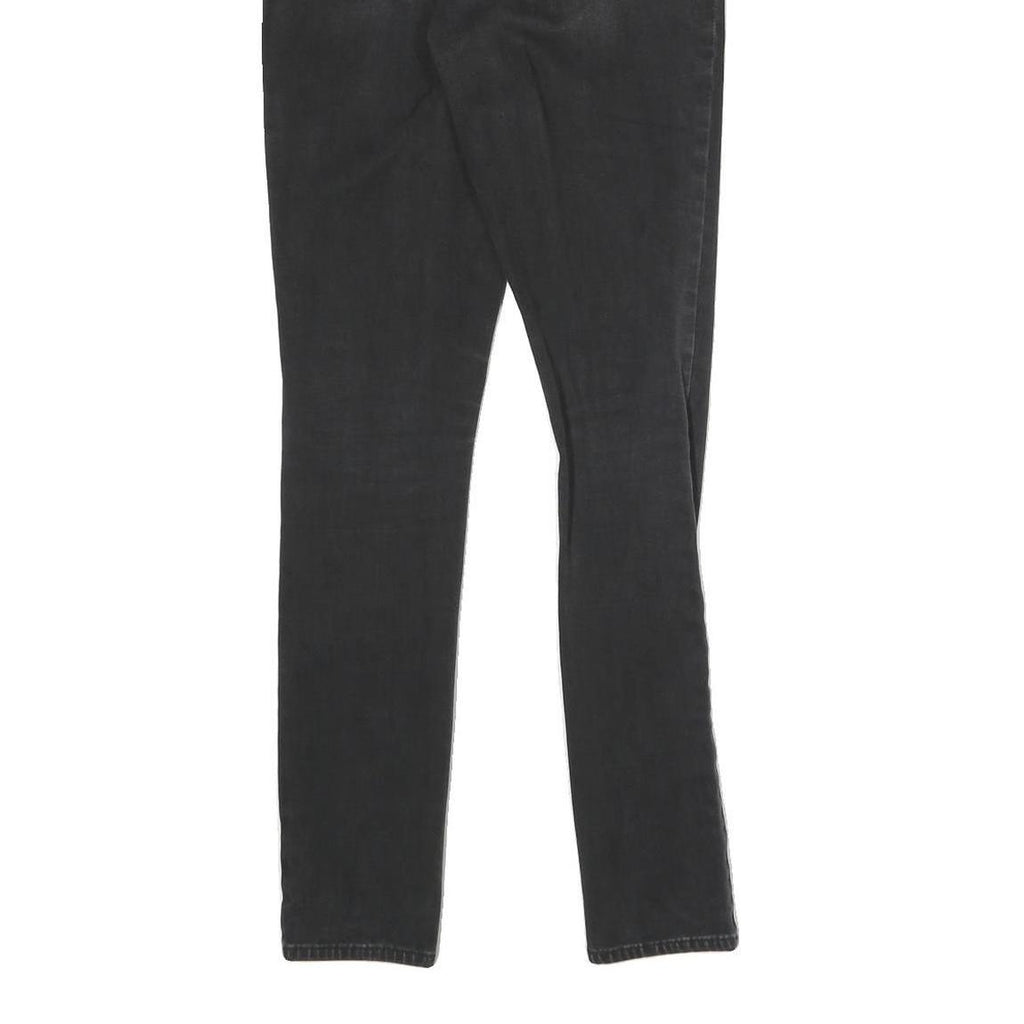 LEVI'S Womens Slim Black Jeans Denim W27 L29 Zip Comfort Stylish