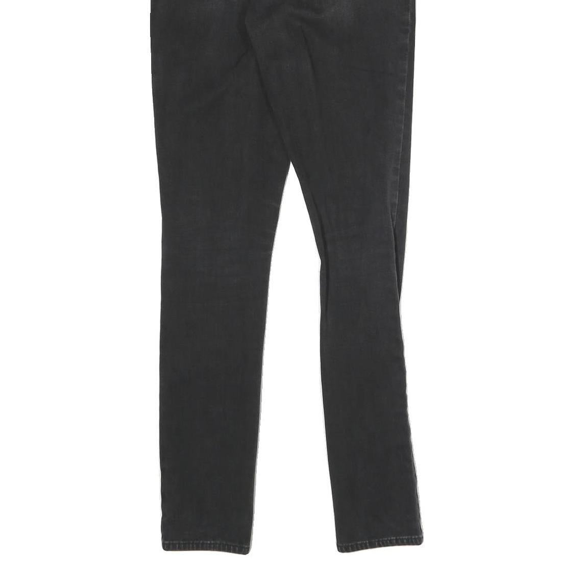 LEVI'S Womens Slim Black Jeans Denim W27 L29 Zip Comfort Stylish