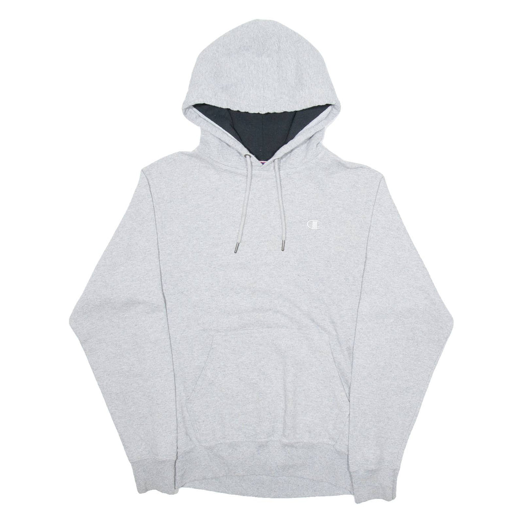 CHAMPION Mens Grey Hoodie S