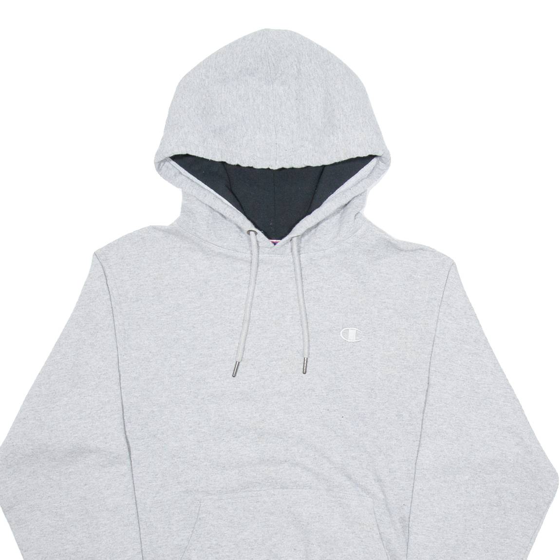 CHAMPION Mens Grey Hoodie S