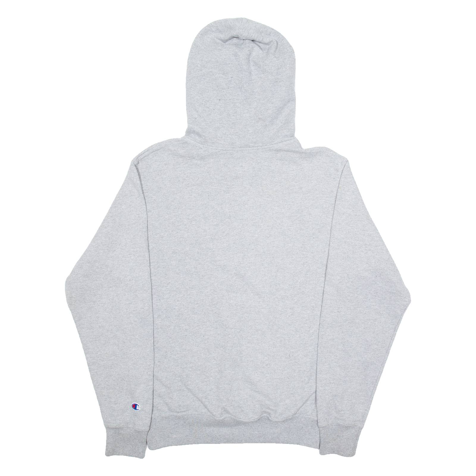 CHAMPION Mens Grey Hoodie S