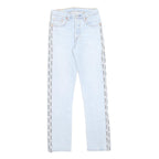LEVI'S 501 Womens Jeans Light Blue Regular Straight Denim W26 L29 Button Fly