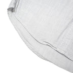 TOMMY HILFIGER Mens White Cotton Blend Shirt L Casual Short Sleeve Button
