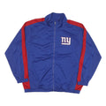 NFL Mens Blue & Red Giants Zip Polyester Blend Jacket 2XL Sportswear Teamwear