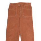 PATAGONIA Womens Cotton Blend Rust Orange Regular Fit Straight Leg Trousers W34