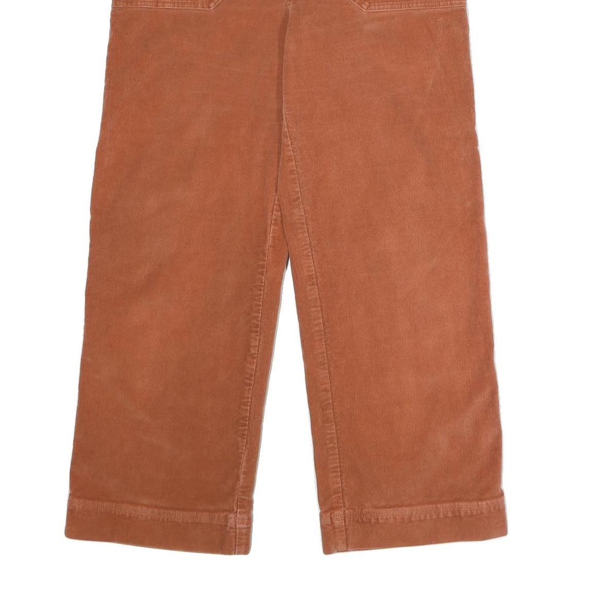 PATAGONIA Womens Cotton Blend Rust Orange Regular Fit Straight Leg Trousers W34