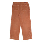 PATAGONIA Womens Cotton Blend Rust Orange Regular Fit Straight Leg Trousers W34