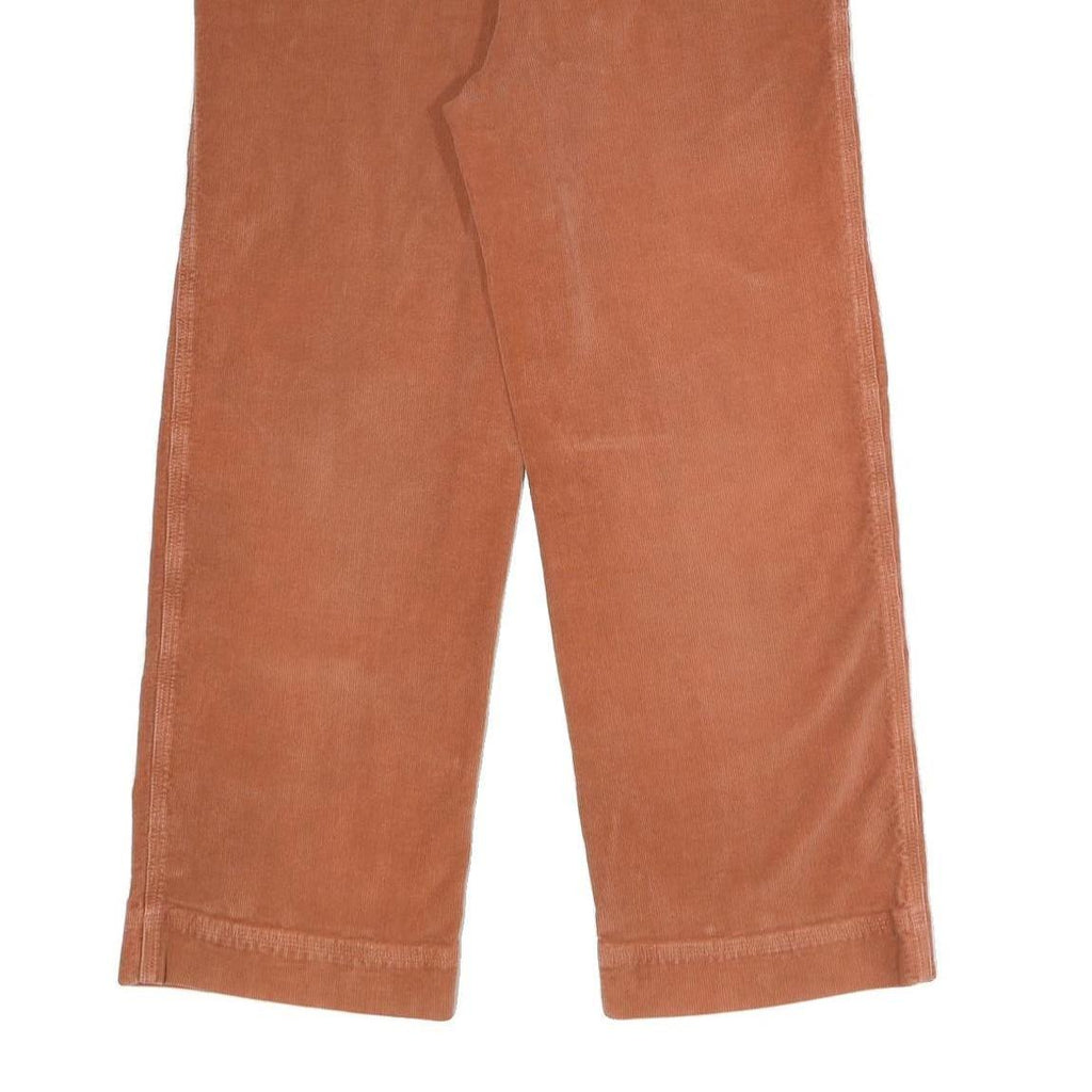PATAGONIA Womens Cotton Blend Rust Orange Regular Fit Straight Leg Trousers W34