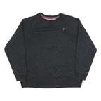 RUSSELL ATHLETIC Mens Black Crew Neck XL Cotton Blend Sweatshirt Pullover