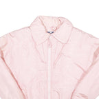 SERAC Womens Pink Nylon Jacket S Lightweight Zip Casual Outerwear