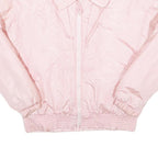 SERAC Womens Pink Nylon Jacket S Lightweight Zip Casual Outerwear