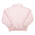 SERAC Womens Pink Nylon Jacket S Lightweight Zip Casual Outerwear