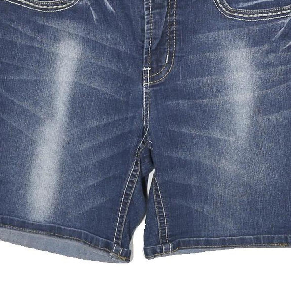 CATO Womens Denim Blue Shorts XL W32 Casual Cotton Blend Classic Fit