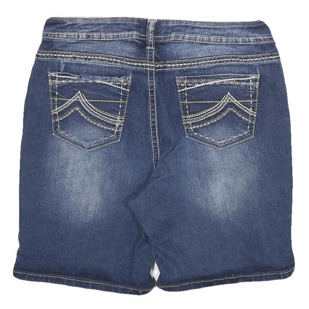CATO Womens Denim Blue Shorts XL W32 Casual Cotton Blend Classic Fit