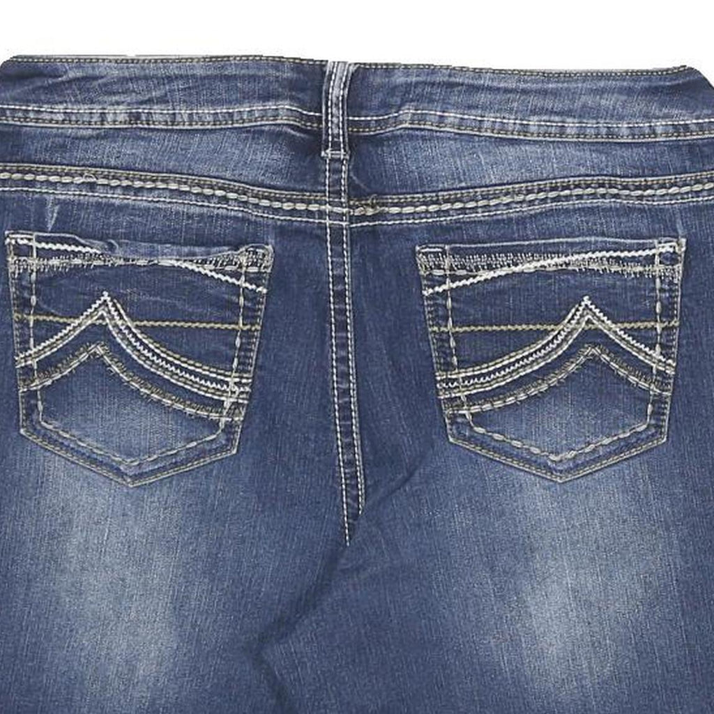 CATO Womens Denim Blue Shorts XL W32 Casual Cotton Blend Classic Fit