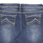 CATO Womens Denim Blue Shorts XL W32 Casual Cotton Blend Classic Fit