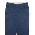 DICKIES Cargo Mens Trousers Blue Regular Straight W40 L28