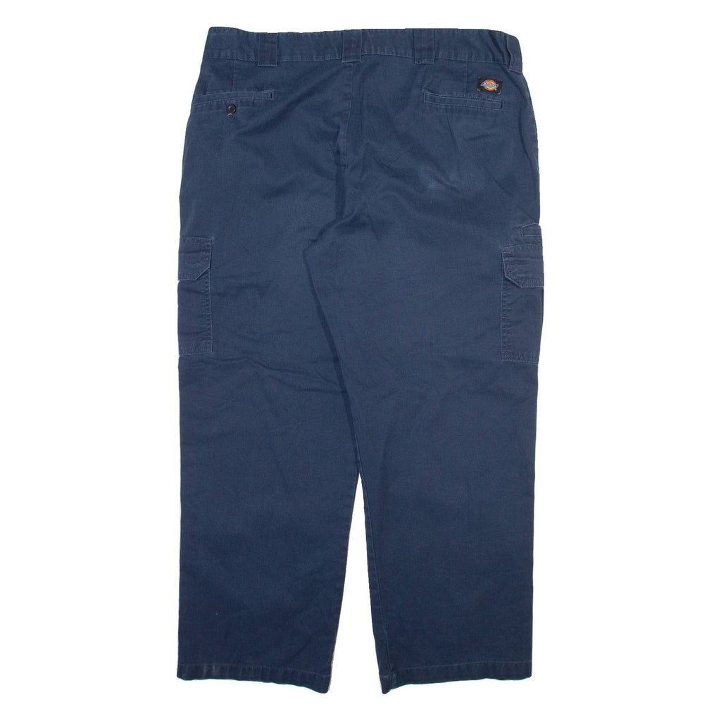DICKIES Cargo Mens Trousers Blue Regular Straight W40 L28