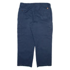 DICKIES Cargo Mens Trousers Blue Regular Straight W40 L28