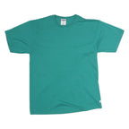 JERZEES Womens Green M Cotton T-Shirt Short Sleeve Round Neck Casual Top
