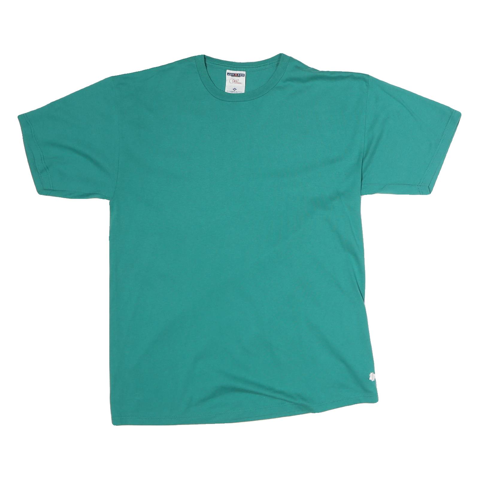 JERZEES Womens Green M Cotton T-Shirt Short Sleeve Round Neck Casual Top