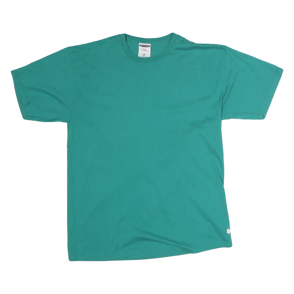 JERZEES Womens Green M Cotton T-Shirt Short Sleeve Round Neck Casual Top