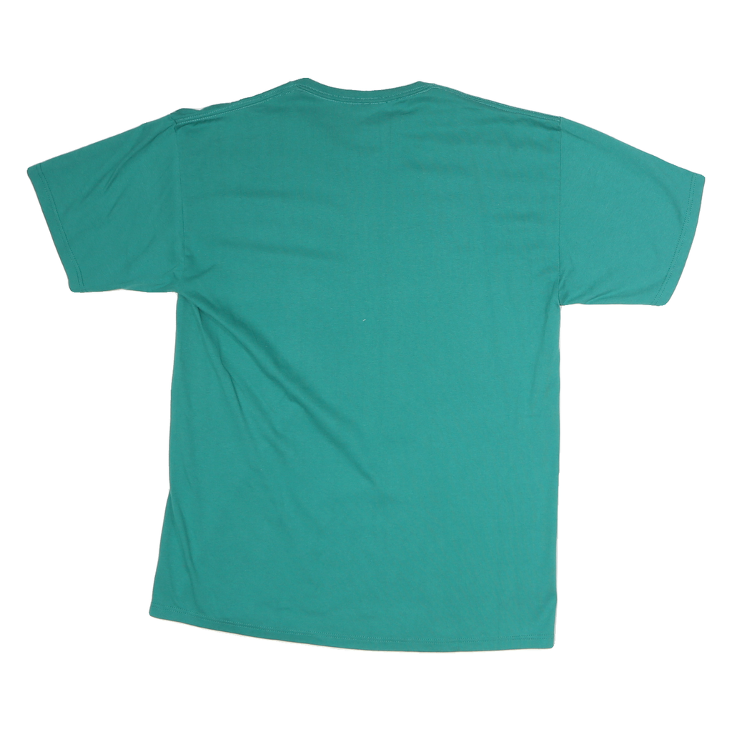 JERZEES Womens Green M Cotton T-Shirt Short Sleeve Round Neck Casual Top