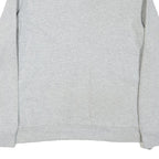 GUESS Womens Grey Cotton Blend Sweatshirt L Crew Neck Casual Logo Pullover