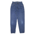 LEE Womens Blue Regular Fit Straight Leg Denim Jeans W24 L28 Classic Cotton Zip