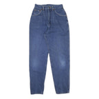 LEE Womens Blue Regular Fit Straight Leg Denim Jeans W24 L28 Classic Cotton Zip