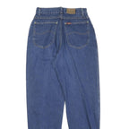 LEE Womens Blue Regular Fit Straight Leg Denim Jeans W24 L28 Classic Cotton Zip