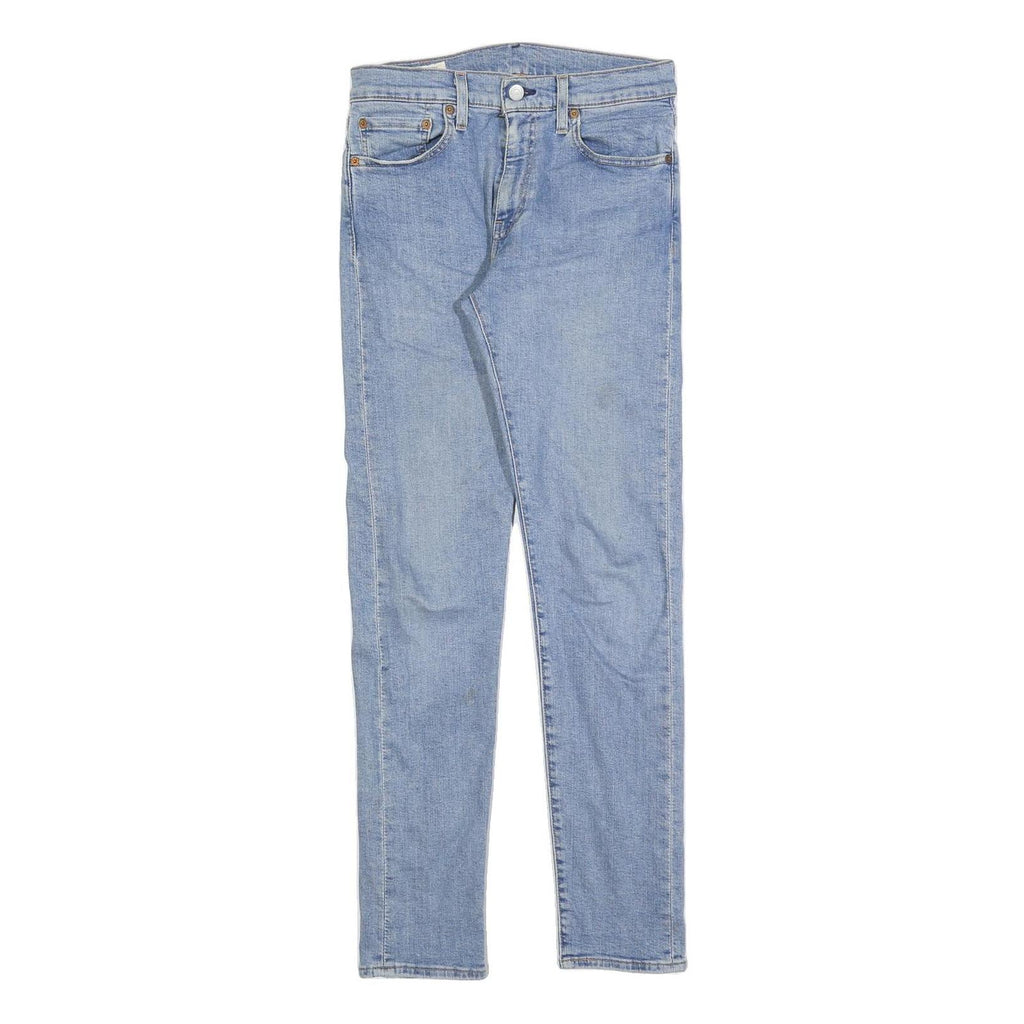 LEVI'S 512 Big E Mens Slim Jeans Blue Denim W28 L32 Classic Cotton Blend Zip