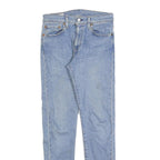 LEVI'S 512 Big E Mens Slim Jeans Blue Denim W28 L32 Classic Cotton Blend Zip