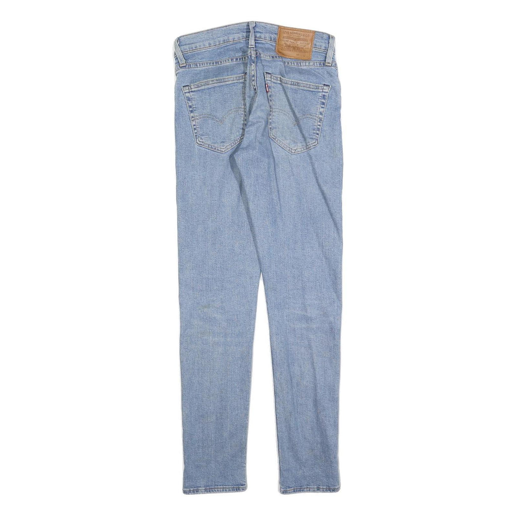 LEVI'S 512 Big E Mens Slim Jeans Blue Denim W28 L32 Classic Cotton Blend Zip