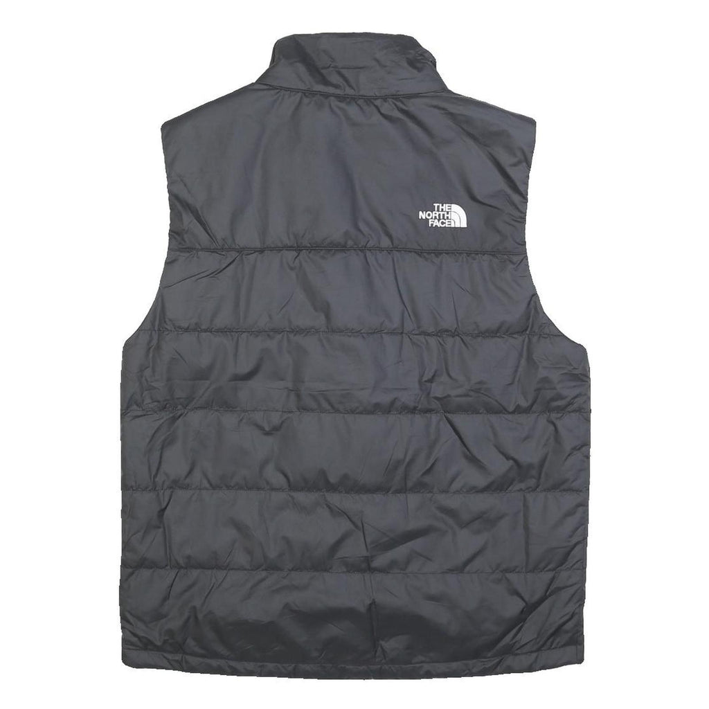 THE NORTH FACE Mens Black Relay Quilted Jacket M Polyester Zip Pocket Outdoor