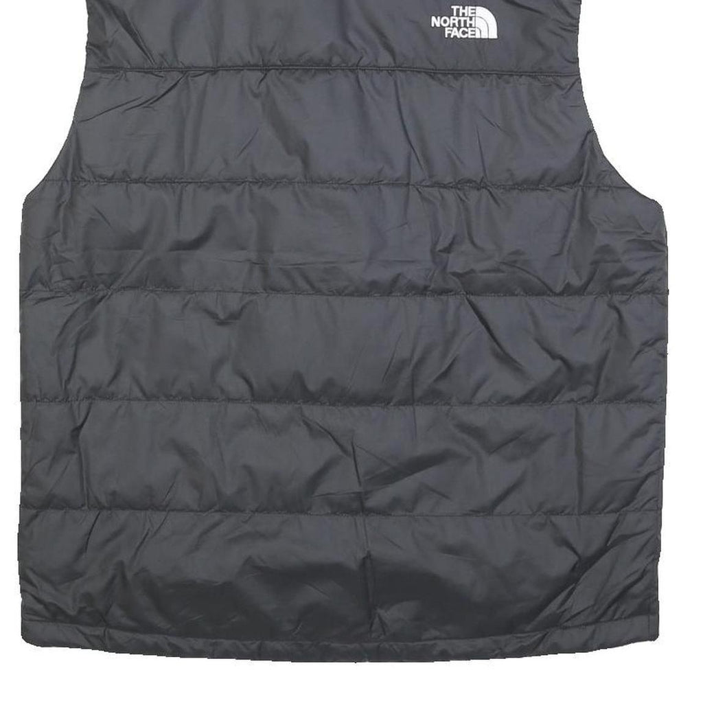 THE NORTH FACE Mens Black Relay Quilted Jacket M Polyester Zip Pocket Outdoor